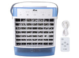 Desktop Air Conditioner Fan Remote Control Quiet Cooling Misting Fan for Office Dormitory Blue V1294-YM0901-3113240184111