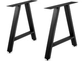 Metal Table Legs 28 x 17.7 inch A-Shaped Desk Legs Set of 2 Heavy Duty Bench Legs with Polyurethane V952-TZZTY28X17.7AAHCPV0