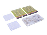 110PCS Wood Burning Tip Set Brass Alphabet Number Stencils Wood Burning Embossing Carving DIY Crafts V1294-YM0901-3114240106111