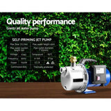 Giantz Garden Water Jet Pump High Pressure 1100W Tank Rain Farm Irrigation House PUMP-JET-2300