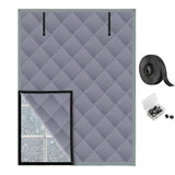 3 Layer 30*56 Inches Winter Insulated Window Curtain-Oxford Thermal Insulated Window Blanket with V1192-AZ-W-1040