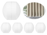 Magnetic Shower Curtain Weights for Splash-Free Bath Experience - 360&deg Silicone Wrapped - Will Never V1192-AZ-W-5191