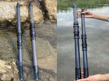 Ultra-hard carbon fiber fishing rod 3m, with anti-slip handle and metal ground inserts - suitable V1106-HEYG-001