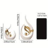 Platinum Ceramic "New Life" Sculpture Symbolizing growth through the form of a sprouting seed, V1102-ZZJJGSBJ001