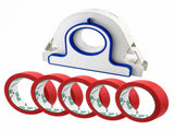Painters Masking Tape Dispenser Handheld Tape Applicator Tool for Wall Edge Trim Door Frame Window V1341-ZY-GEX2NYA6-5RED