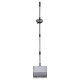 Chicken Poop Scooper Rake Stainless Steel Adjustable Chicken Litter Shovel for Chicken Coop Beach V1294-YM0901-3111250186411