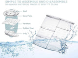 360 Degree Rotation Makeup Organizer Adjustable with Multifunction Cosmetic Storage Box V178-14018
