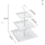 JWDX Stand Clearance! Three-Tier Stand, Three-Tier Fruit Plate, Afternoon Tea Plate H, V1189-LWWAL-20260325-01797