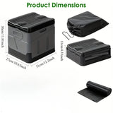 Portable Car Toilet with Integrated Waste Bin - Durable PP Material, Ideal for RVs, Outdoor Camping V1091-BXHWMT