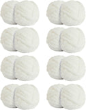 Chunky Yarn for Hand Knitting Soft Jumbo Bulky Fluffy Yarn for Crocheting Blanket Scarf DIY 8 Pack V1258-DP02-C-1322