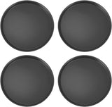 16-Inch Round Non-Slip Serving Trays 4 Pack Rubber Surface Plastic Tray Set for Restaurant, Caf & V1258-DP02-C-2182