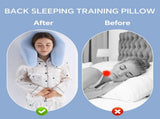 Back Sleeping Training Pillow, Memory Foam Beauty Pillow with Adjustable Height, Neck & Shoulder V1107-115-98498