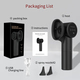 Electric Ear Wax Removal Irrigator Rechargeable Ear Cleaning Water Flush Device with Replaceable V1265-JK-35