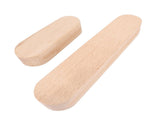 2Pcs Tailor Clappers 7in 12in Double Side Grooved Wood Clappers Sewing Tools for Pressing Seams V1294-YM0901-3117240309811