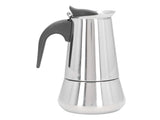 Stovetop Coffee Maker, Large Capacity Stainless Steel Moka Pot, 4 Cups, 400ml V1263-JX-3006