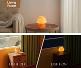 Orange Spot Hand Blown Mushroom Table Lamp - Compact Nordic Bedside Desk Light with Artistic V888-ELOSUNG55400