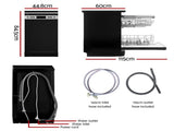 Devanti 10 Place Settings Freestanding Dishwasher Black BDW-10-FS36E-BK