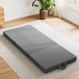10cm Small King Single BedStory 3-Fold Mattress Folding Foam Bed Washable Cover, 190x80cm XFGH-MA-K-FD-10-SKS-GY