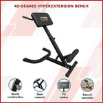 45-Degree Hyperextension Bench V63-770325