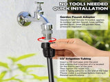 24-Pack Drip Irrigation Fitting Kit Leak-Proof, UV & Heat Resistant, Fits 1/2" Tubing, Complete V1366-AZ2-W-15159