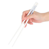 10 Pairs European Style Ceramic Chopsticks Set with Wood Box Tableware Art Craft GiftOrchid Pattern V1294-YM0901-3118200103815