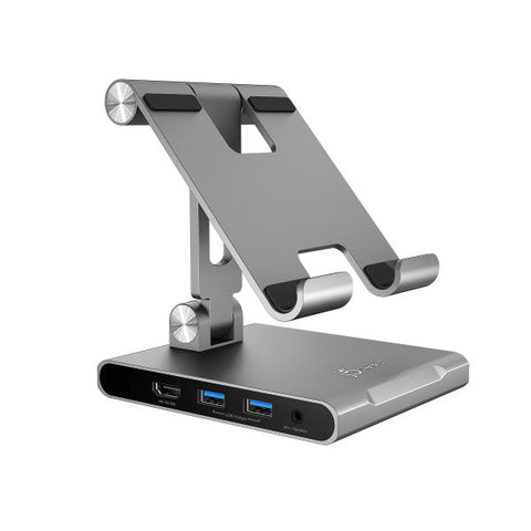 J5create JTS224 Multi-Angle Stand Docking Station for iPad, Samsung Tablet, Surface Pro 8 15A-JTS224