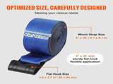 Winch Straps, 10.2 cm x 9.1 m, 2.7T Load Capacity, 8.2T Breaking Strength, Truck Straps with Flat V952-PGJPDLS4INCH3LGJKV0