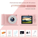 Ultra HD 4K Dual Lens Digital Camera - 44MP, 4X Zoom, 2.4" Screen, Complete with 64GB Card V888-ELOSUNG29935