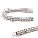 36" Stainless Steel Radiator Hose Flexible Universal Water Hoses Adapter Coolant Radiator Hose Kit V1192-AZ-W-3172
