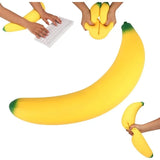 Giant Banana Squishy Fidget Toy, 47cm Oversized TPR Soft & Durable, Washable High-Rebound Stress V1385-XJNNL-ZM-001