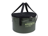Cloth Folding Bucket with Mesh Pouch Portable Draining Basket Water Container for Outdoor Camping V1294-YM0901-3111240248012