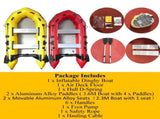 3m Inflatable Dinghy Boat Tender Pontoon Rescue- Red V213-IFB01-RED30