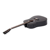 Karrera Electronic Acoustic Guitar 41in - Black EAC41-EQ-BK