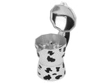 Aluminum Coffee Pot Kettle, Moka Maker for Home Use, Milk Cow Color, 3 Cups, 150ml V1263-JX-3001