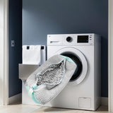 Reusable Shoe Washing Bag for Washing Machine Shape Retaining Shoe Laundry Bag Home Daily Use White V1221-XM-LB5535-ZS193