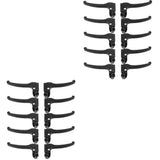 Bike Brake Levers Black Plastic Sturdy Durable for Bicycles 10Pairs V1369-AZ3-W-20858