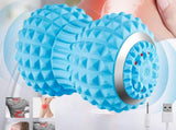 Vibrating Roller Massager Electric Massage Ball Back Foot Muscle Pain Relief -Light Blue V1263-JX-6580-3