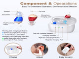 Rechargeable Behind-the-Ear Hearing Aids with Charging Case Compact Sound Amplifier for Adults & V1107-CS-BCHL605
