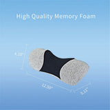 Small Neck Roll Pillow,Say Goodbye to Neck Pain, Cervical Memory Foam Pillow for Tension Muscle V1192-AZ-W-0868