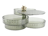 Desktop Jewelry Storage Box Dust Proof 4 Layer Rotating Jewelry Organizer for Home Dormitory V1294-YM0901-241021HL05-3