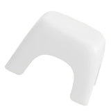 Bathroom Footstool White, Lightweight and Sturdy PP Material Toilet Step Stool for Comfortable Use V1366-AZ2-W-17361