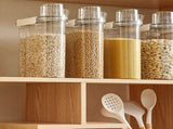 Cereal Storage Container Large Capacity PET Safe Sealing Transparent Food Storage Container V1294-YM0901-3118240040511