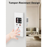 2X USB C Wall Outlet with GaN PD20W USB-C&USB-A&Retractable USB C/-Cables,Tamper-,15A 125V V1366-AZ2-W-14655