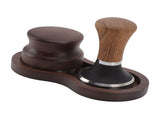 Coffee Hammer Tamping Kit Walnut Stainless Steel Tamper Distributor Set with Universal Base for V1294-YM0717-3118220188011