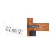 Gate Lock, Mechanical Combination Lock No More Keys Required Gates, Sheds, Any Storage Area and Any V1237-ZY-528-309