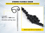 24 Inch Pipe Chain Wrench Heavy Duty 6.7 Inch Chain Wrench V952-YGQLTGZQ000000001V0