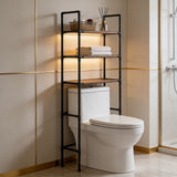 Over The Toilet Storage Rack, 3-Tier Bathroom Shelf Unit for Toiletries and Daily Necessities, Space V1366-AZ2-W-14789