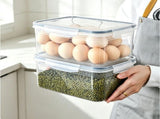 Fruit Container Set Removable Colander, Leak-Proof & Stackable V1369-AZ3-W-08073