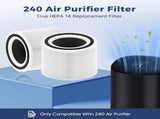 240 Replacement Filter Compatible with PURO 240 Air Purifier,3-in-1 Filtration System with True HEPA V1258-DP02-C-1178