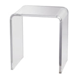 VEVOR Acrylic End Table, C-Shaped Lucite Side Table, Clear Acrylic Side Table for Drink, Food, Snack V952-YKLBZXTMSDGZUGWAPV0